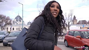 Play GERMAN SCOUT - BROWN EBONY BOMBSHELL FUCK TO EYE ROLLING ORGASM AT PICKUP CASTING