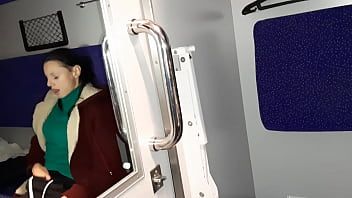 Play A stranger and a fellow traveler and I cum in a train compartment -