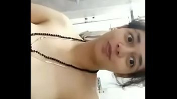 Play Big boobs aunty showing in toilet