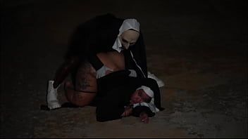 Play The Nun : Thirst For Pussy Starring Foreign Asia And Gibby The Clown As Sister Mary
