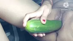 Play Desi Girl Satisfies Her Cravings with Big Cucumber