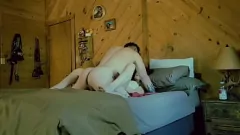 Play Cum-Filled Brunette's Tight Pussy Doggystyle Fuck