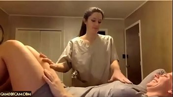 Play Housewives first time lesbian experience when husbands are away