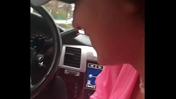 Play Teen sucks cock in car
