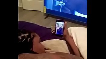 Play Big booty freak fuck me while she on FaceTime